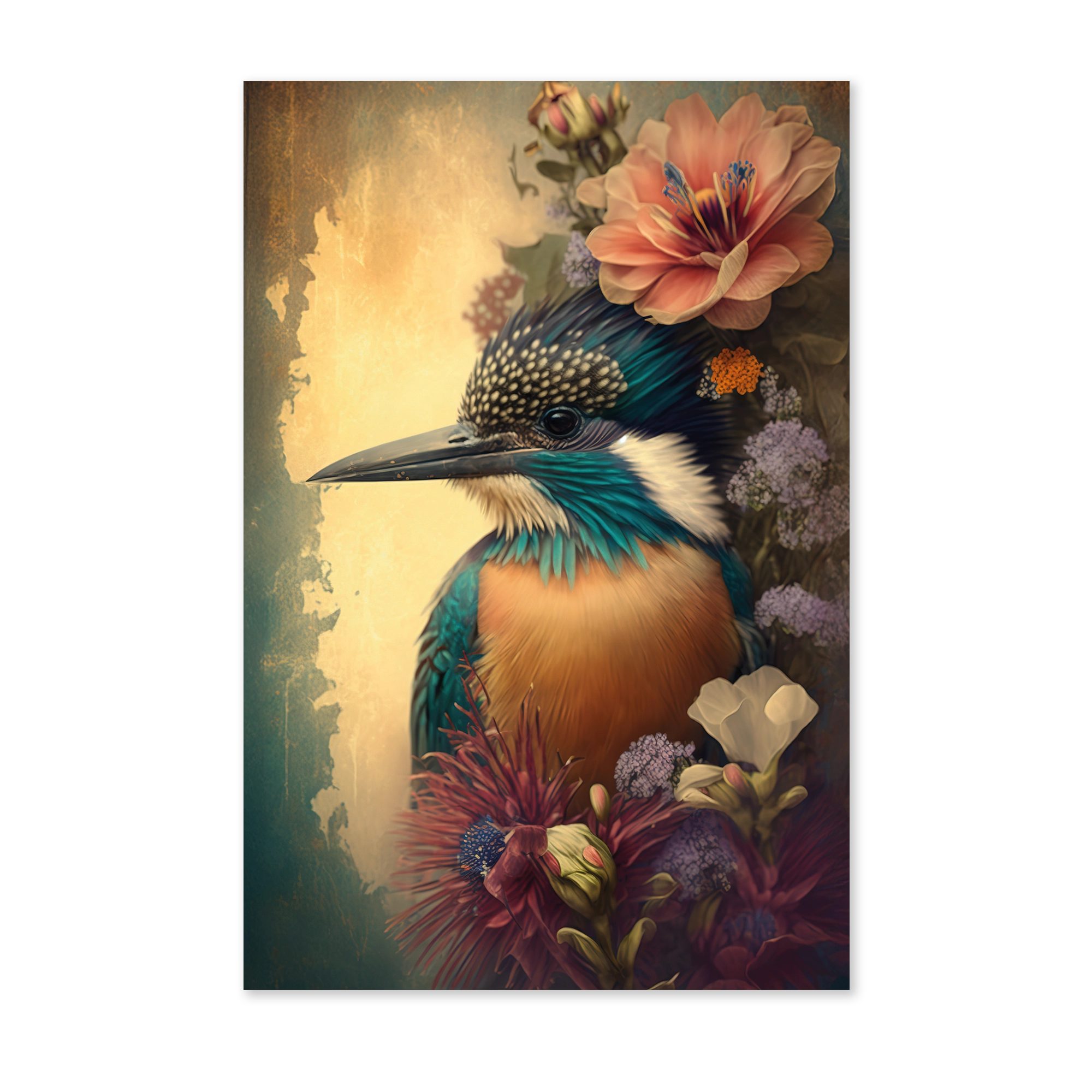 Ijsvogel wanddecoratie