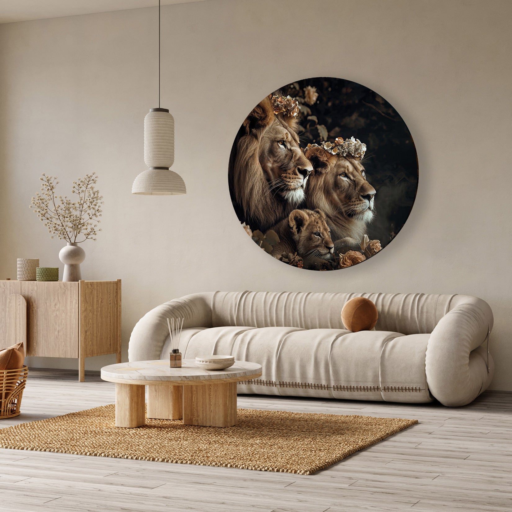 Leeuw family · Muurcirkel · Aluminium