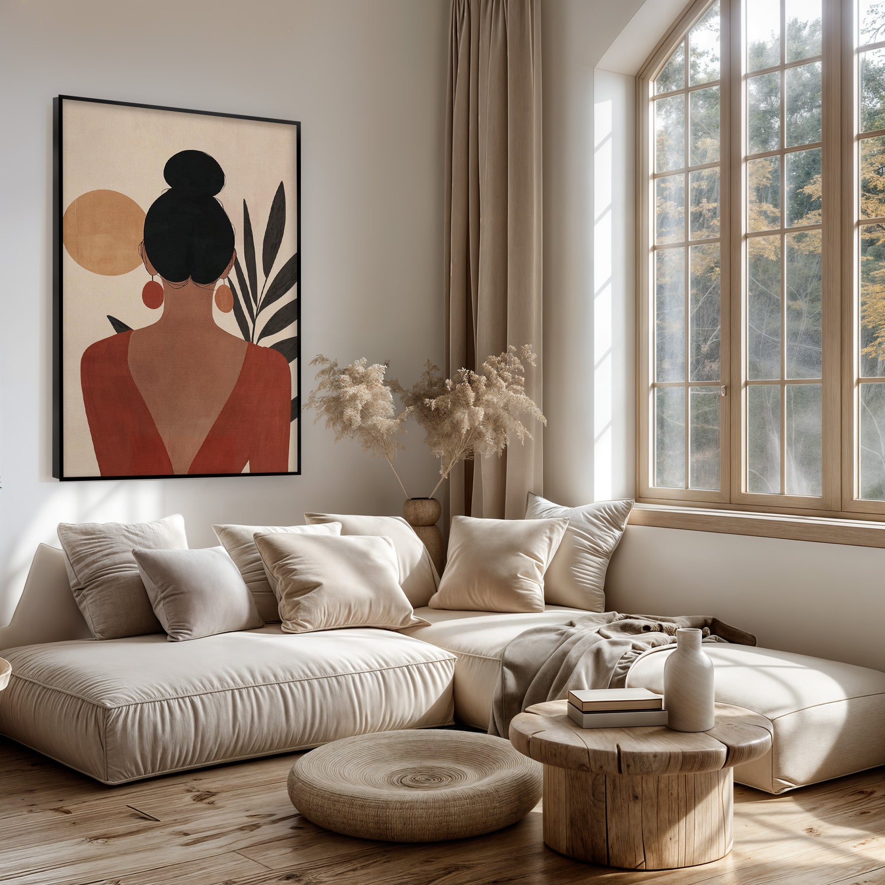 Marta Canvas met zwarte lijst · 70x100 cm Tweedekans · Canvas