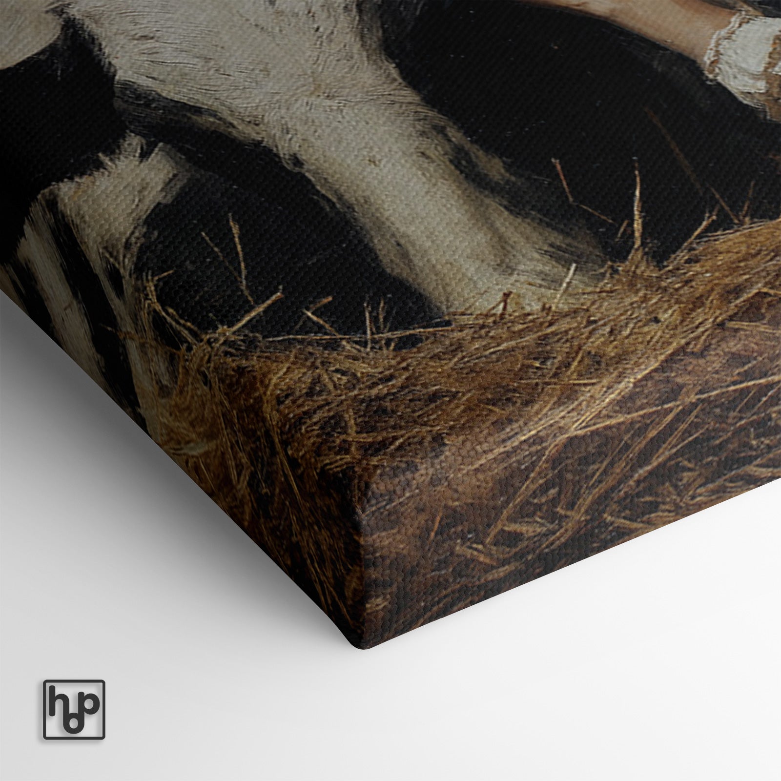 Meisje en de koe · Canvas