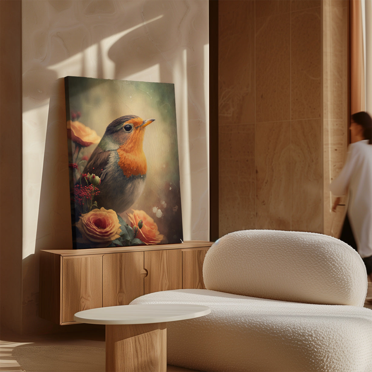 Roodborstje 2 · Canvas