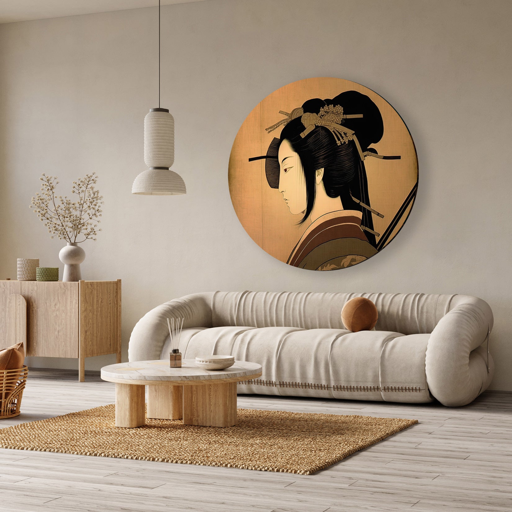 Samurai · Muurcirkel · Aluminium