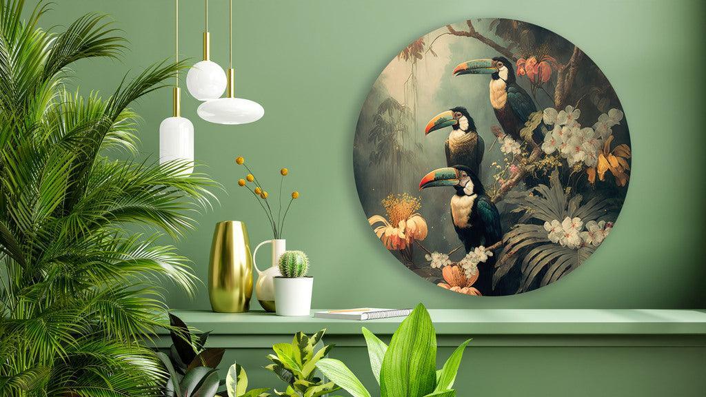 Schilderij op dibond - moderne wanddecoratie van metaal met matte finish