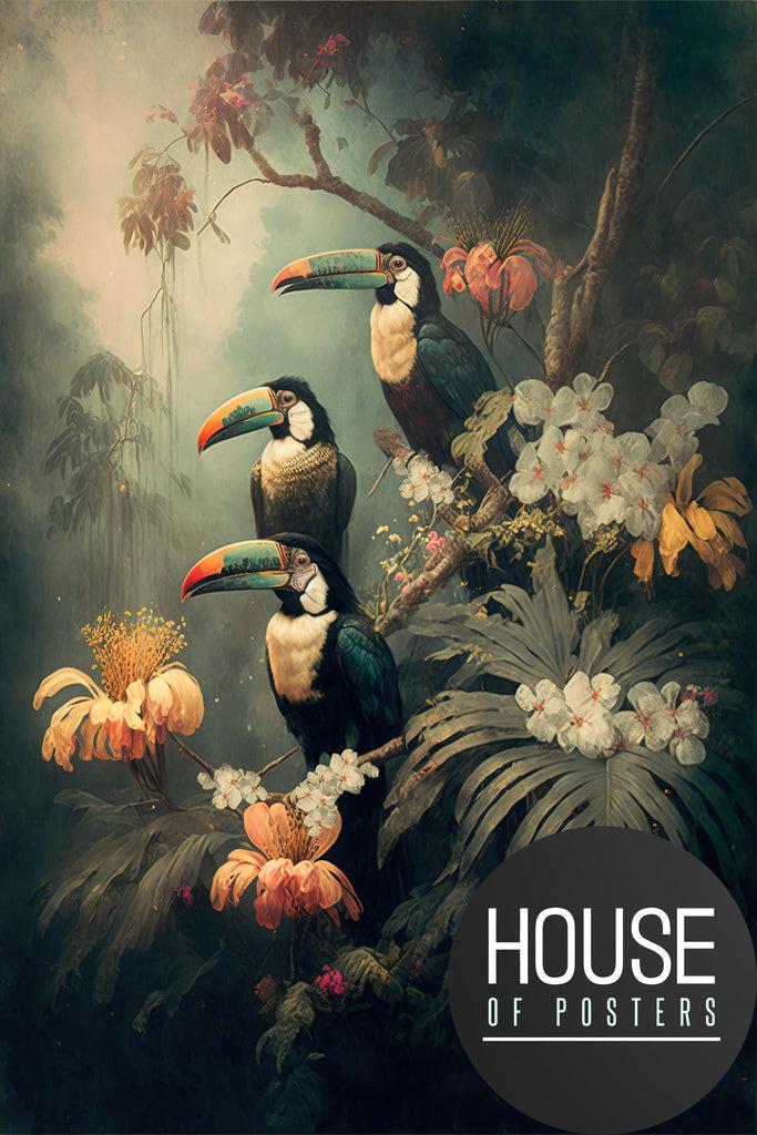 Akoestisch paneel toucans