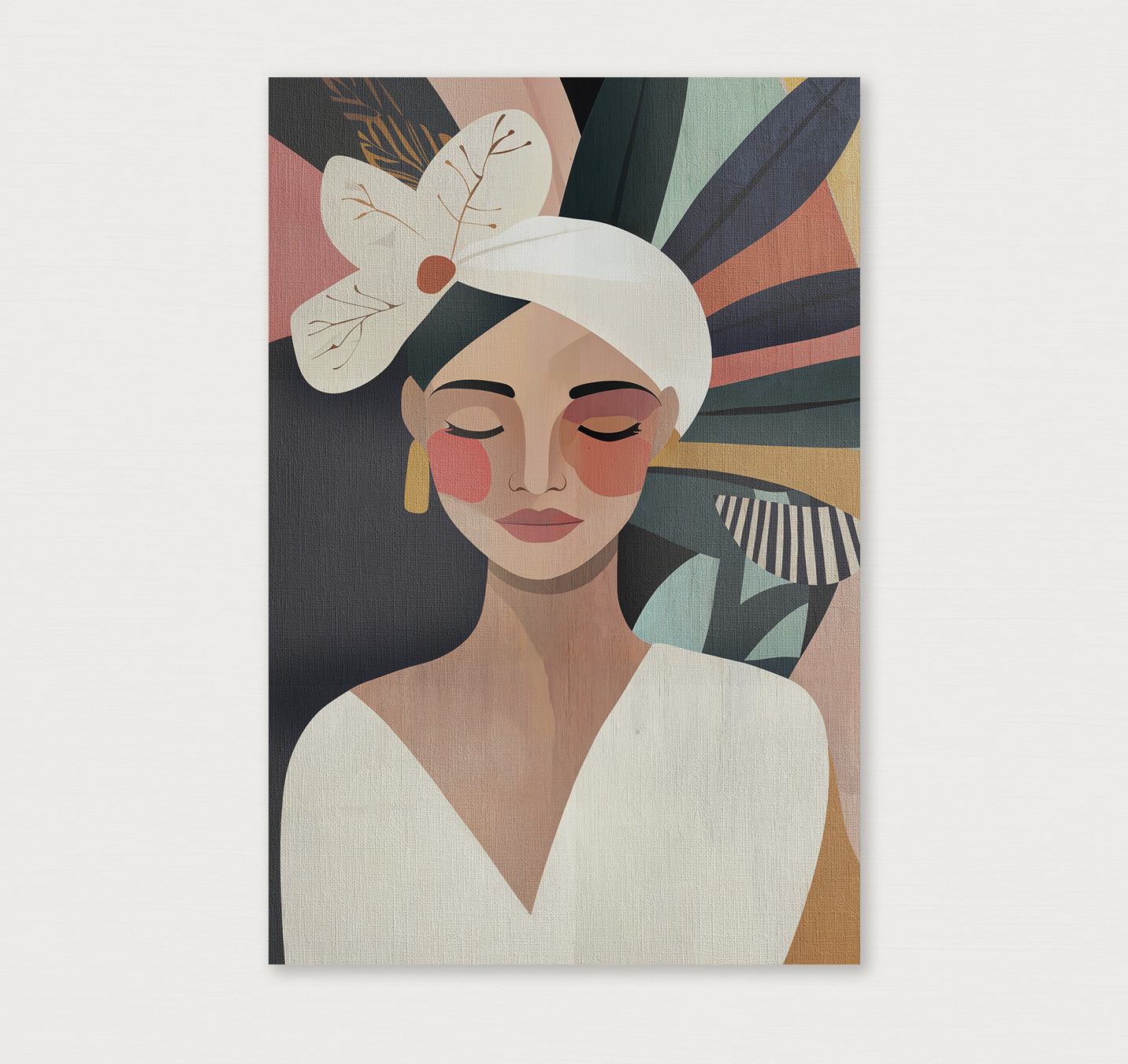 Amelia · Canvas-Poster staand-House of Posters-House of Posters