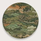 Aziatisch landscape · Muurcirkel-Muurcirkel-House of Posters-House of Posters