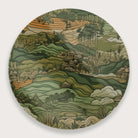 Aziatisch landscape · Plexiglas-Muurcirkel-House of Posters-House of Posters