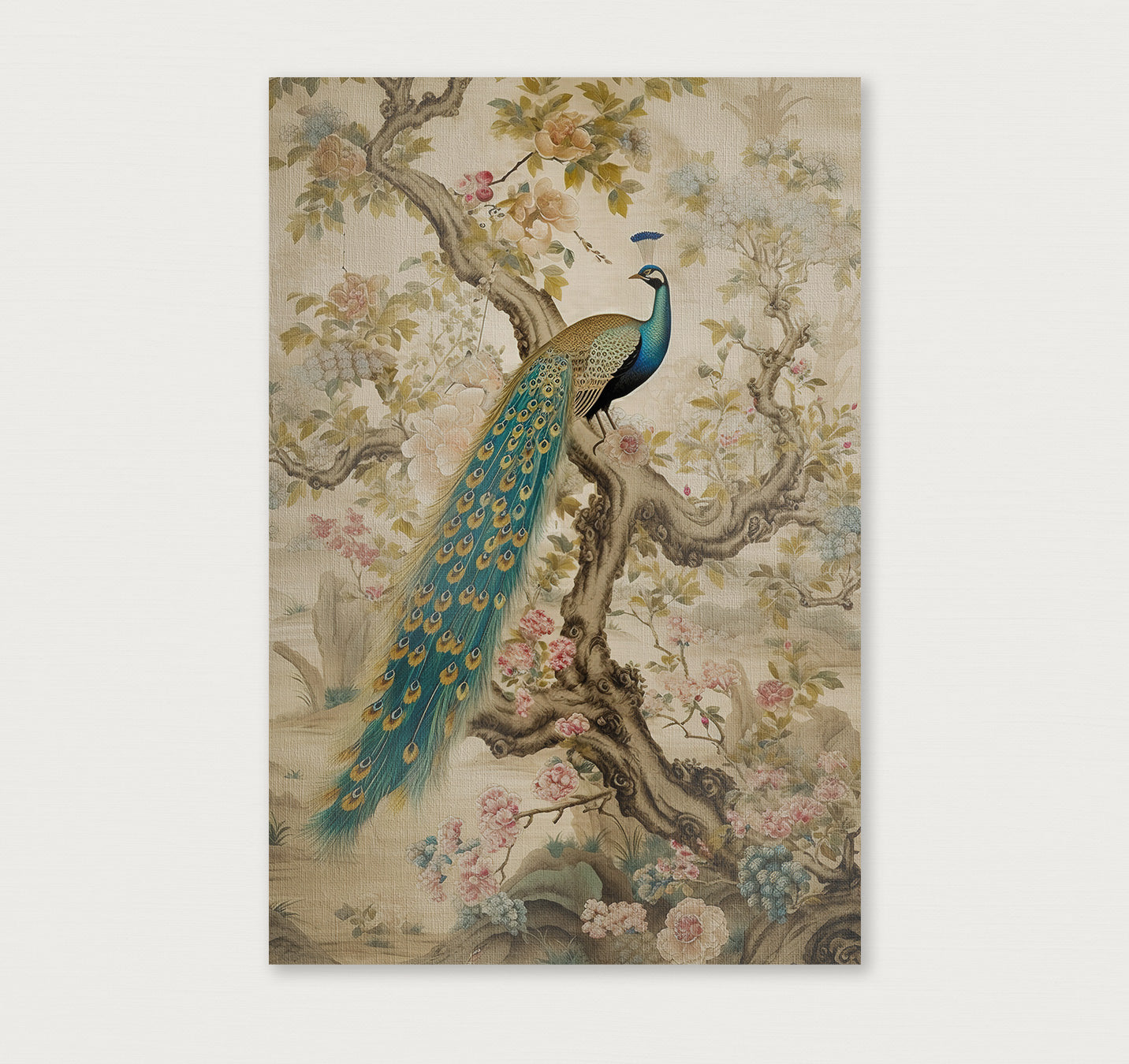 Aziatisch Pauw · Canvas-Poster staand-House of Posters-House of Posters