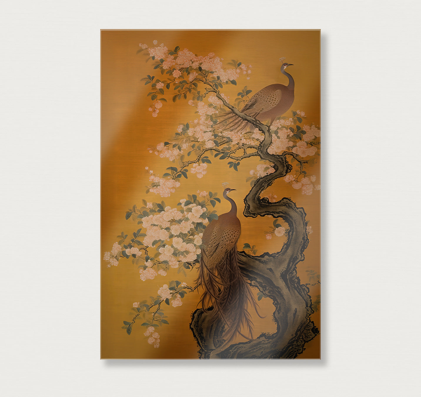 Aziatisch Pauwen · Plexiglas-Poster staand-House of Posters-House of Posters