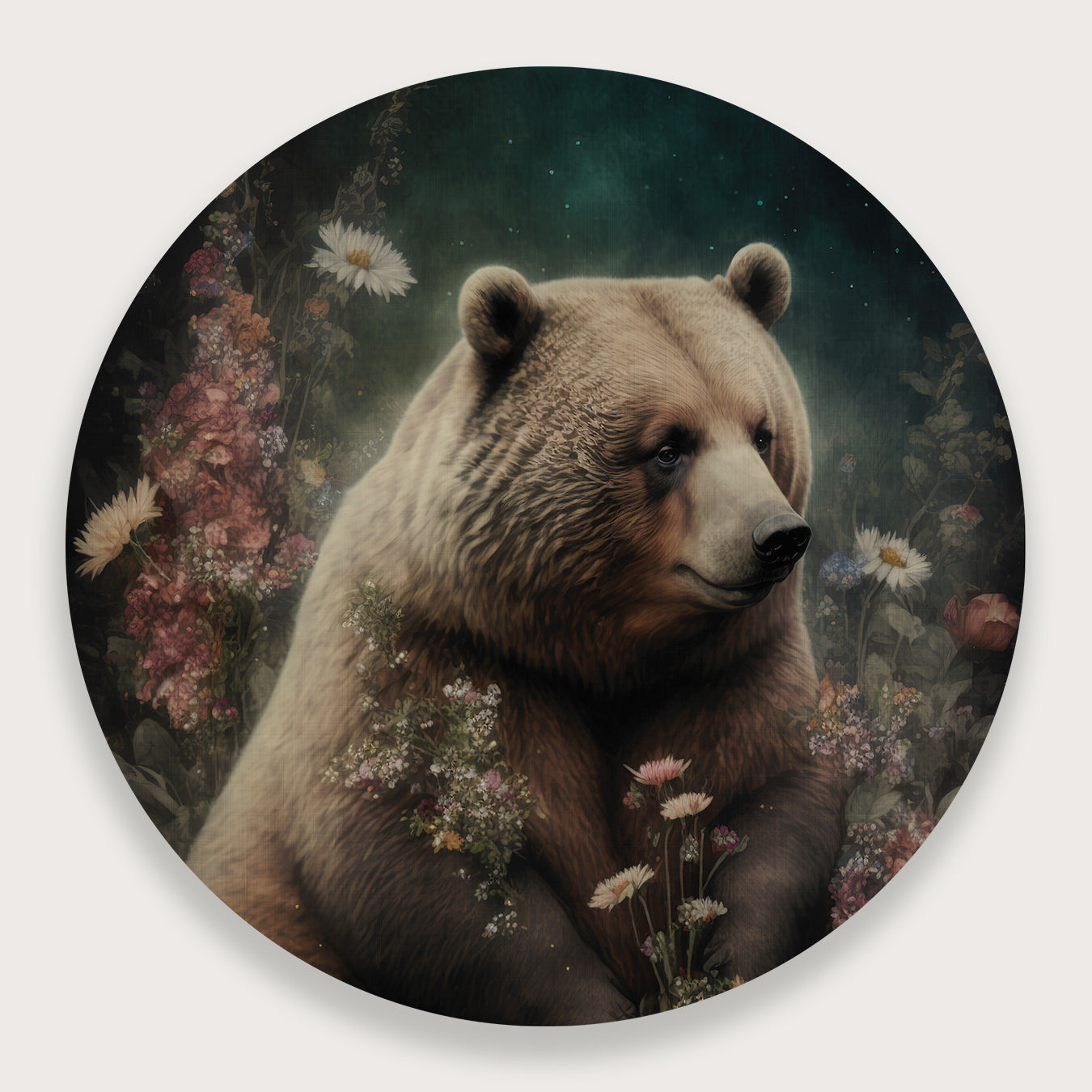 Bear · Muurcirkel-Muurcirkel-House of Posters-House of Posters