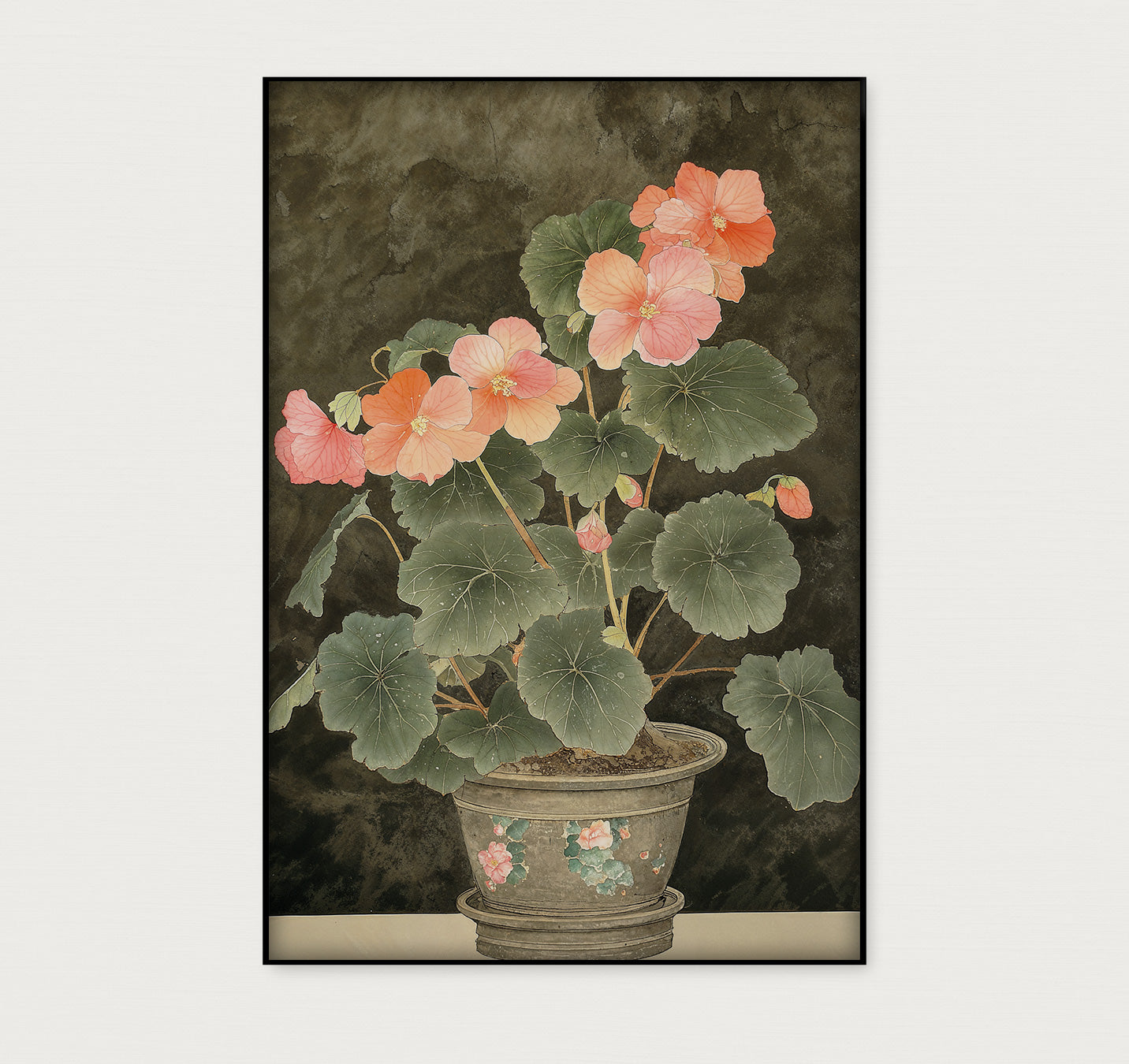 Begonia · Artframe-Poster staand-House of Posters-House of Posters