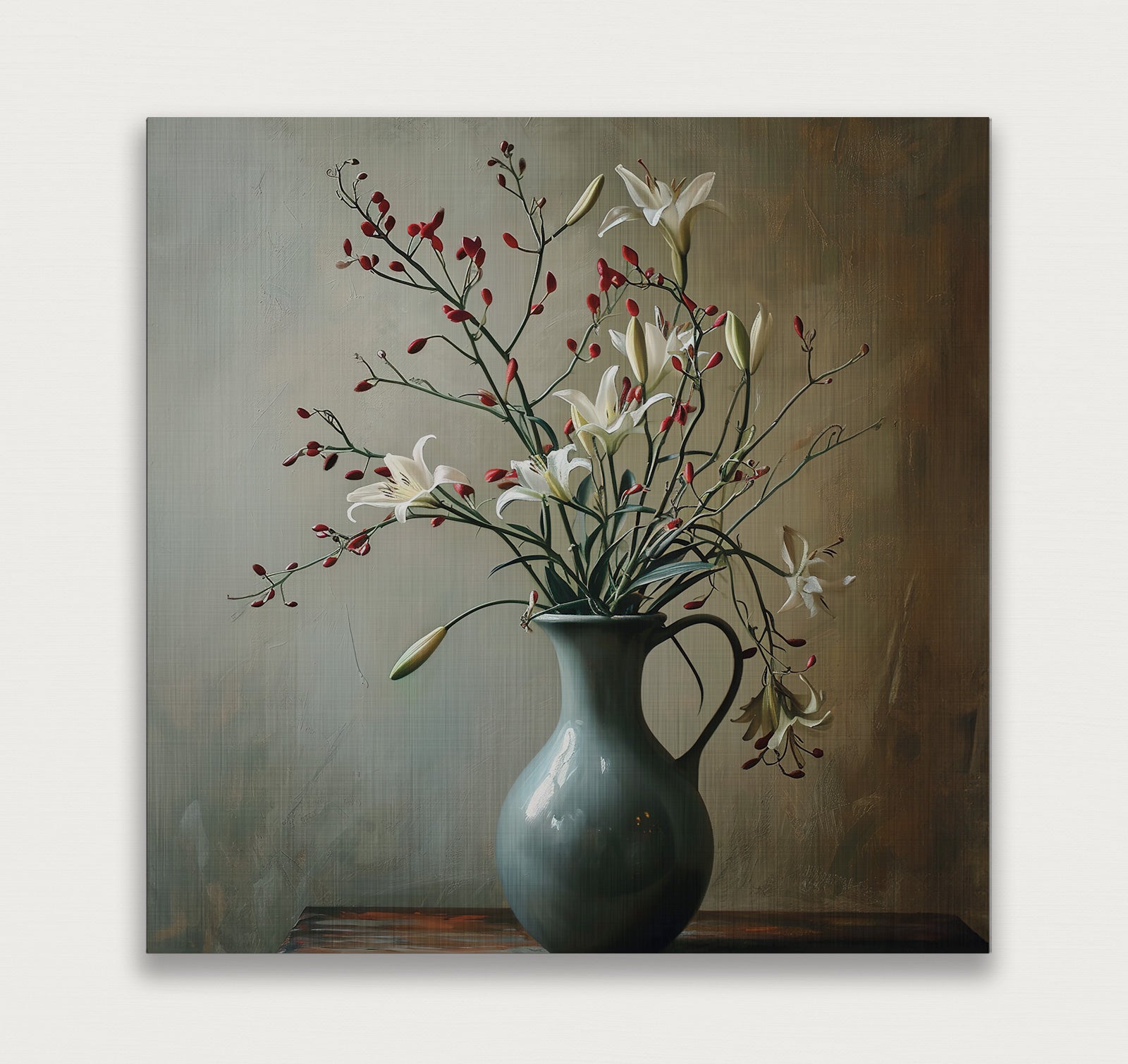 Bloemen 13 · Aluminium-Poster vierkant-House of Posters-House of Posters