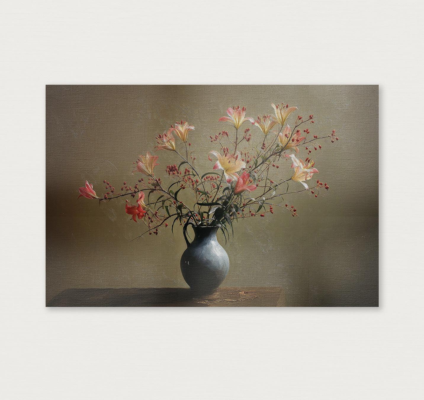 Bloemen 15 · Canvas-Poster liggend-House of Posters-House of Posters