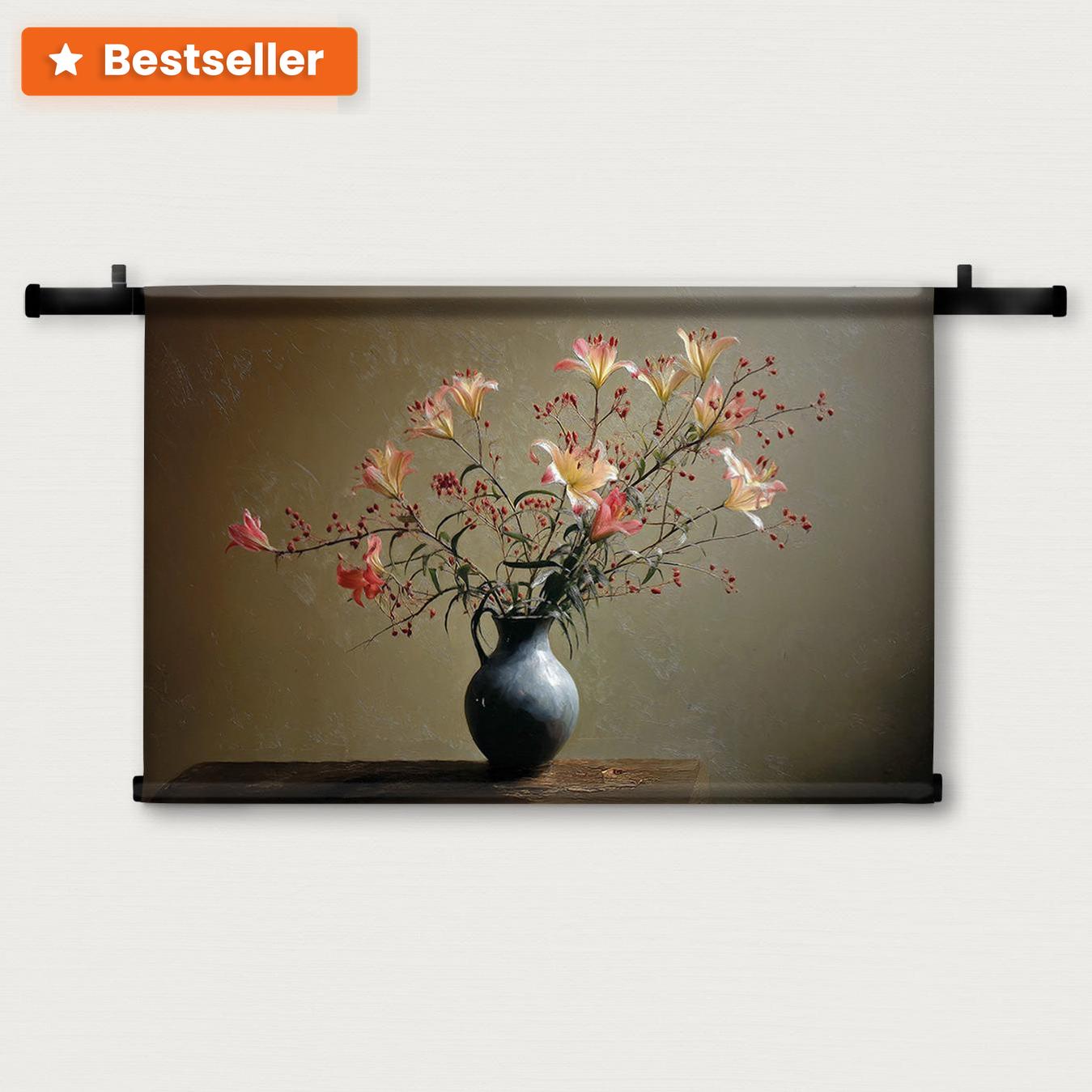 Bloemen 15 · Wandkleed-Wandkleed-House of Posters-House of Posters