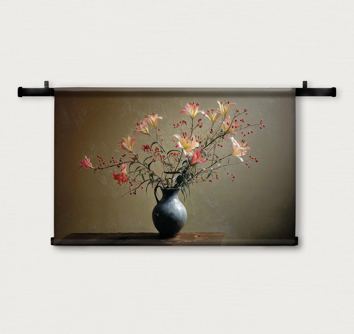 Bloemen 15| Wandkleed | Mezo | 100x150 cm | Tweedekans-Wandkleed-House of Posters-House of Posters