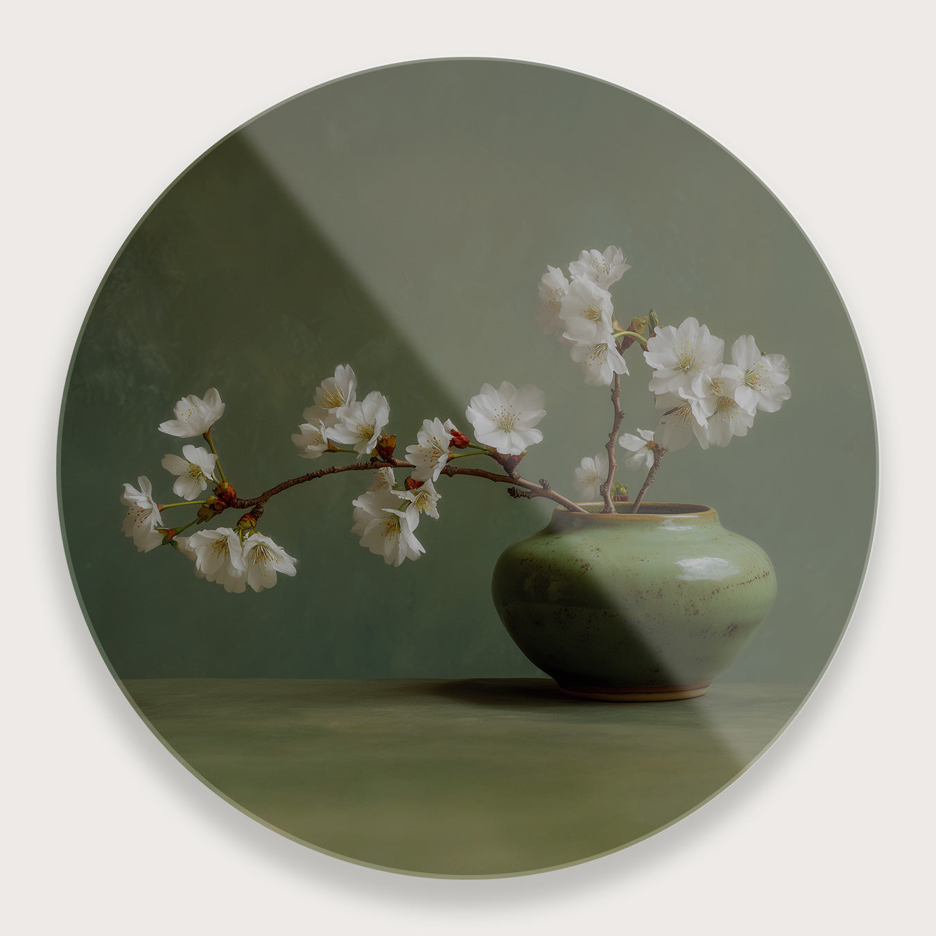 Bloemen 20 · Plexiglas-Muurcirkel-House of Posters-House of Posters