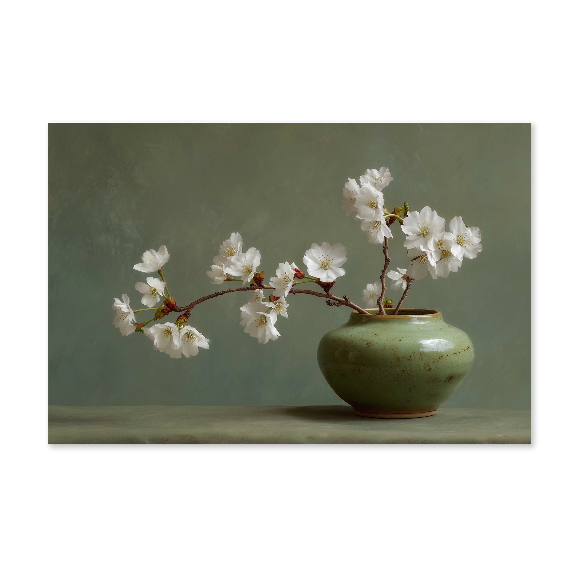 Bloemen 20 als liggende wanddecoratie