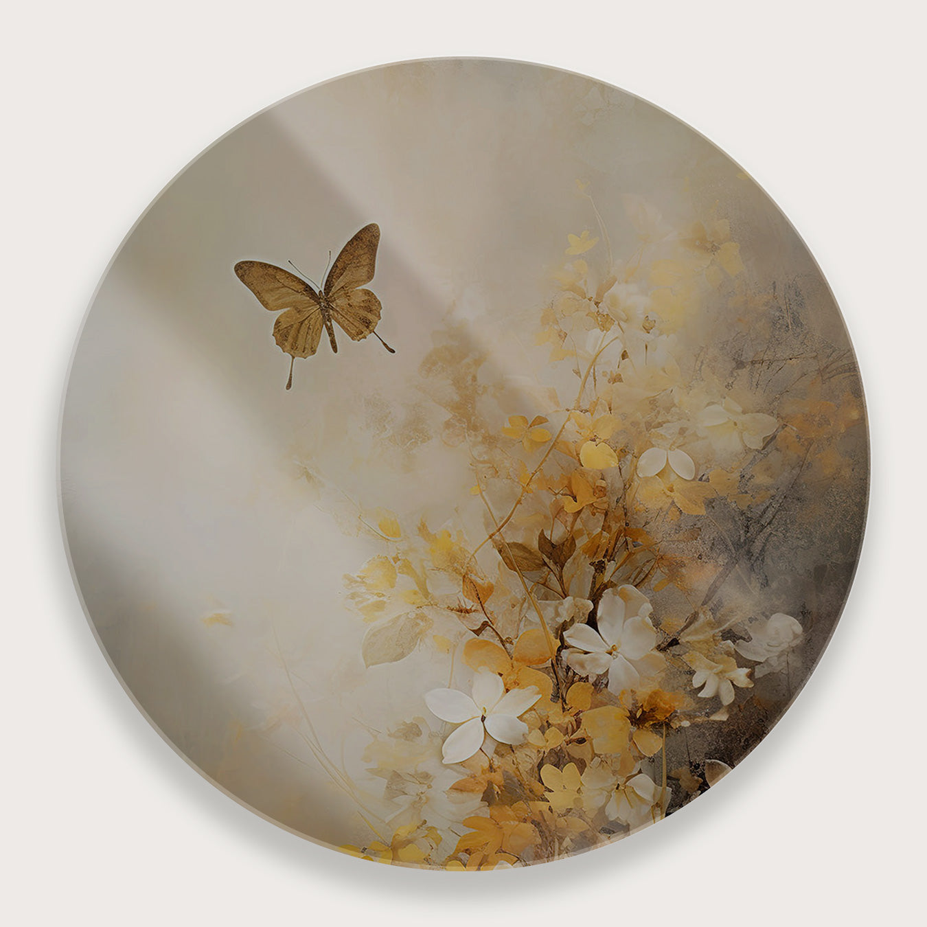Bloemen 7 · Plexiglas-Muurcirkel-House of Posters-House of Posters