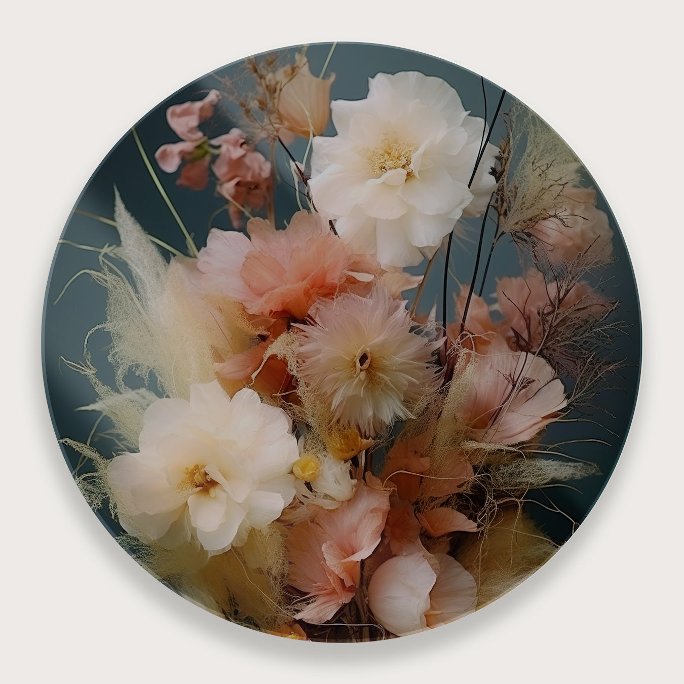 Bloemen 9 · Plexiglas-Muurcirkel-House of Posters-House of Posters