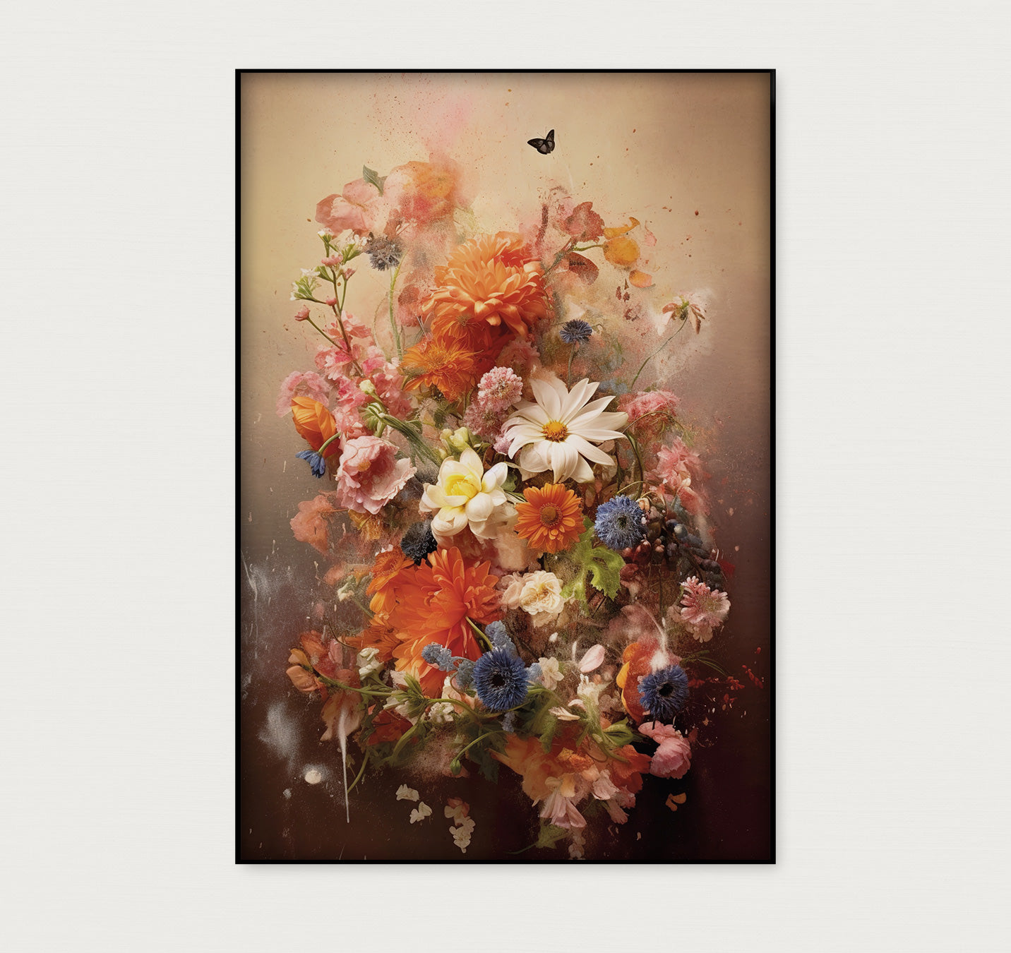 Bloemen explosie 2 · Artframe-Poster staand-House of Posters-House of Posters