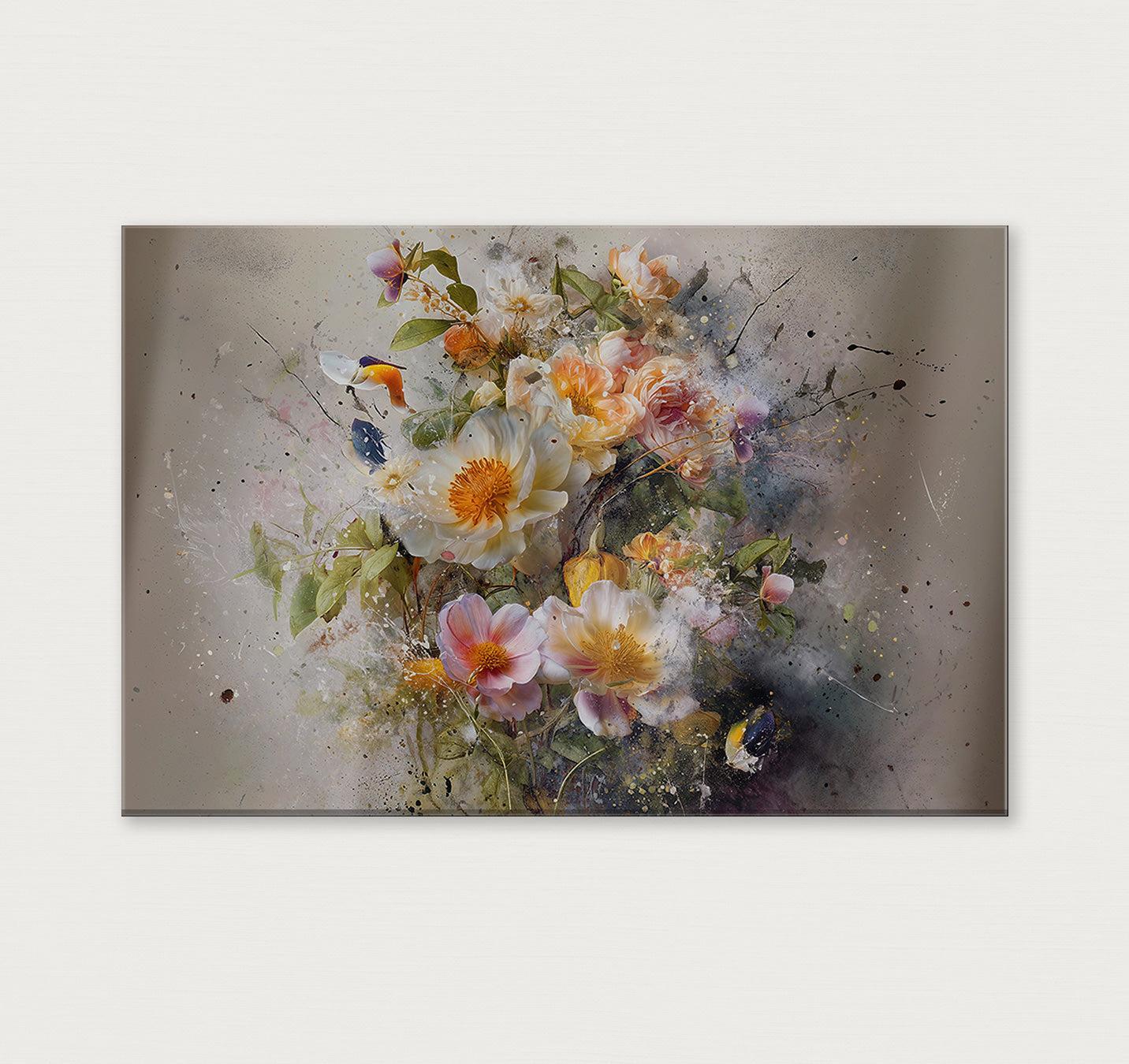Bloemen explosie 3 · Plexiglas-Poster liggend-House of Posters-House of Posters