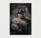 Bloemen Papegaaien-Poster staand-House of Posters-House of Posters