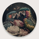 Bloemen Papegaaien · Muurcirkel-Muurcirkel-House of Posters-House of Posters