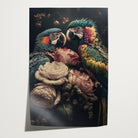 Bloemen Papegaaien · Papier-Poster staand-House of Posters-House of Posters