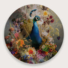 Bloemen Pauw · Plexiglas-Muurcirkel-House of Posters-House of Posters