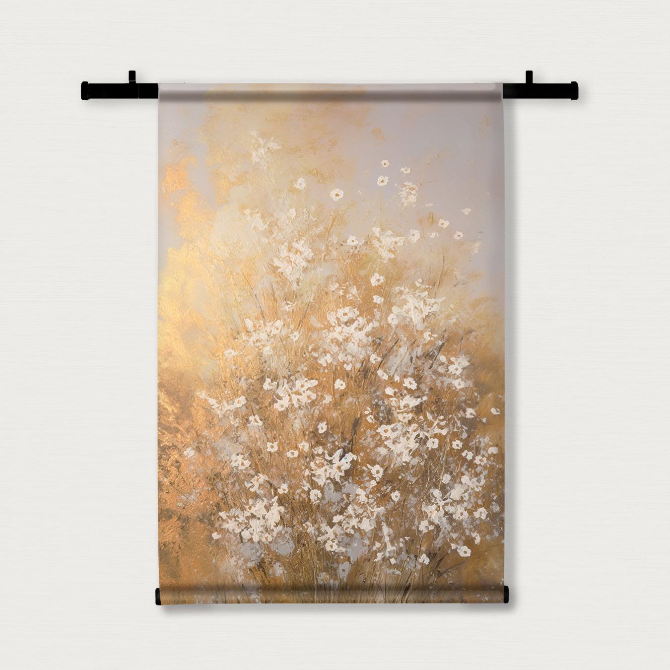Bloemen spetters 2 · Wandkleed-Wandkleed-House of Posters-House of Posters