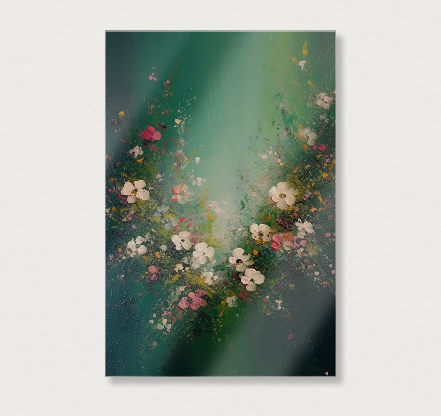 Bloemen spetters 3 · Plexiglas-Poster staand-House of Posters-House of Posters