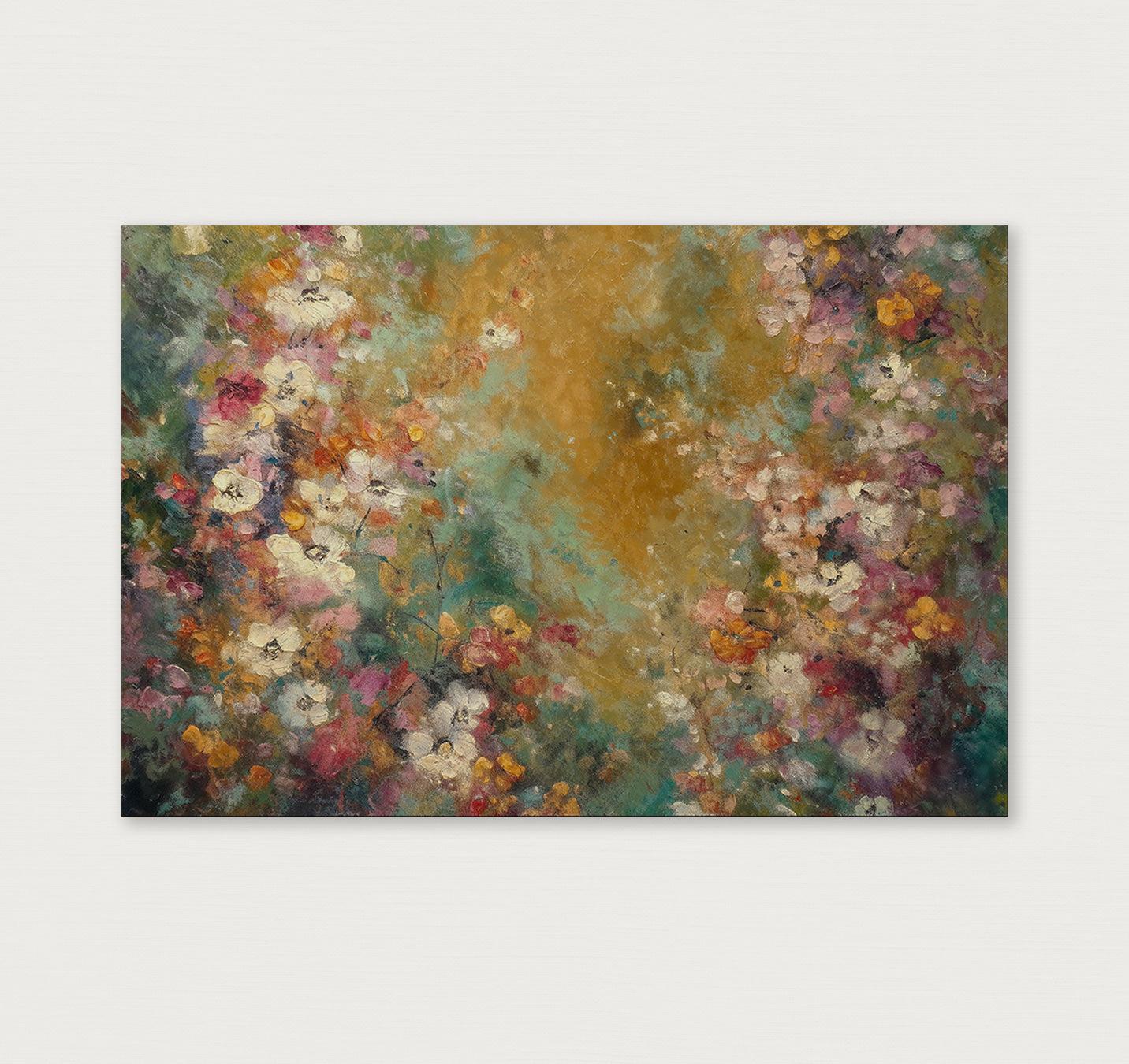 Bloemen spetters 5-Poster liggend-House of Posters-House of Posters