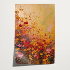 Bloemen spetters · Papier-Poster staand-House of Posters-House of Posters