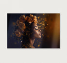 Bloemen Vrouw 4 · Plexiglas-Poster liggend-House of Posters-House of Posters