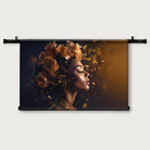 Bloemen Vrouw 4 · Wandkleed-Wandkleed-House of Posters-House of Posters