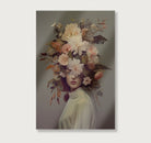 Bloemen Vrouw 5 · Plexiglas-Poster staand-House of Posters-House of Posters