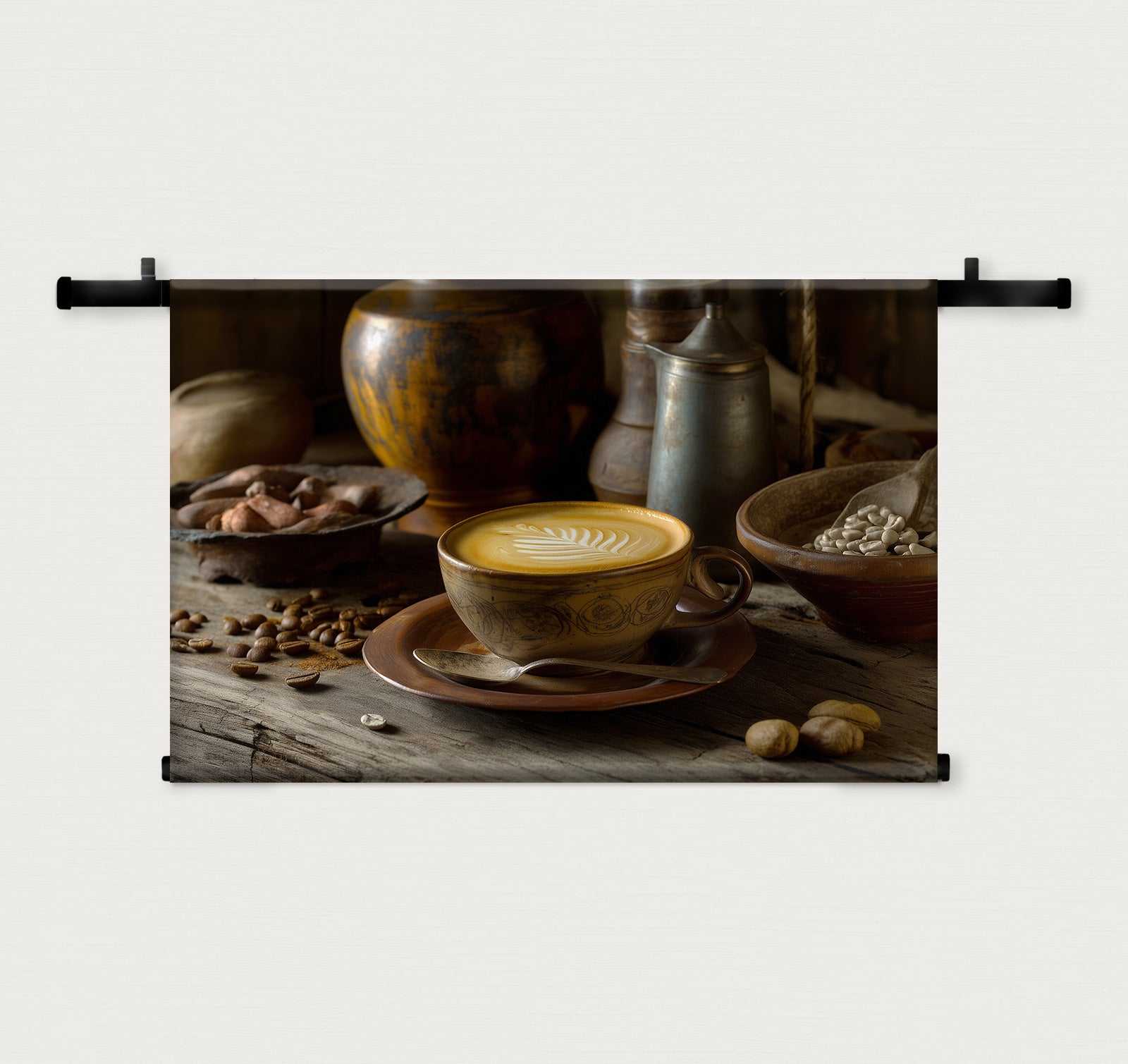 Cappuccino· Wandkleed-Wandkleed-House of Posters-House of Posters
