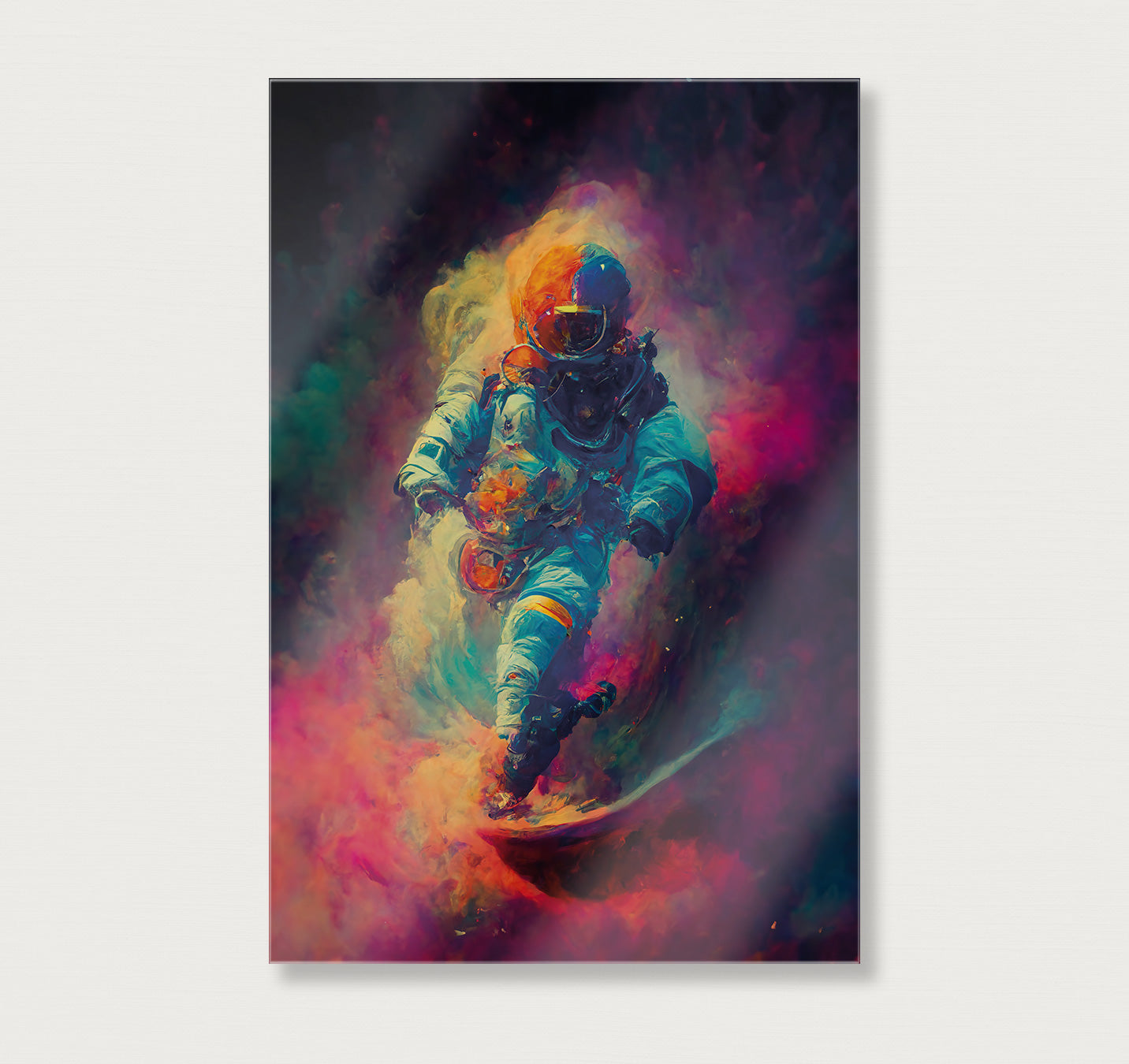 Colorful Astronaut · Plexiglas-Poster staand-House of Posters-House of Posters