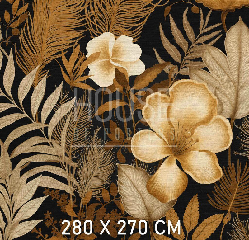 Bloemen behang