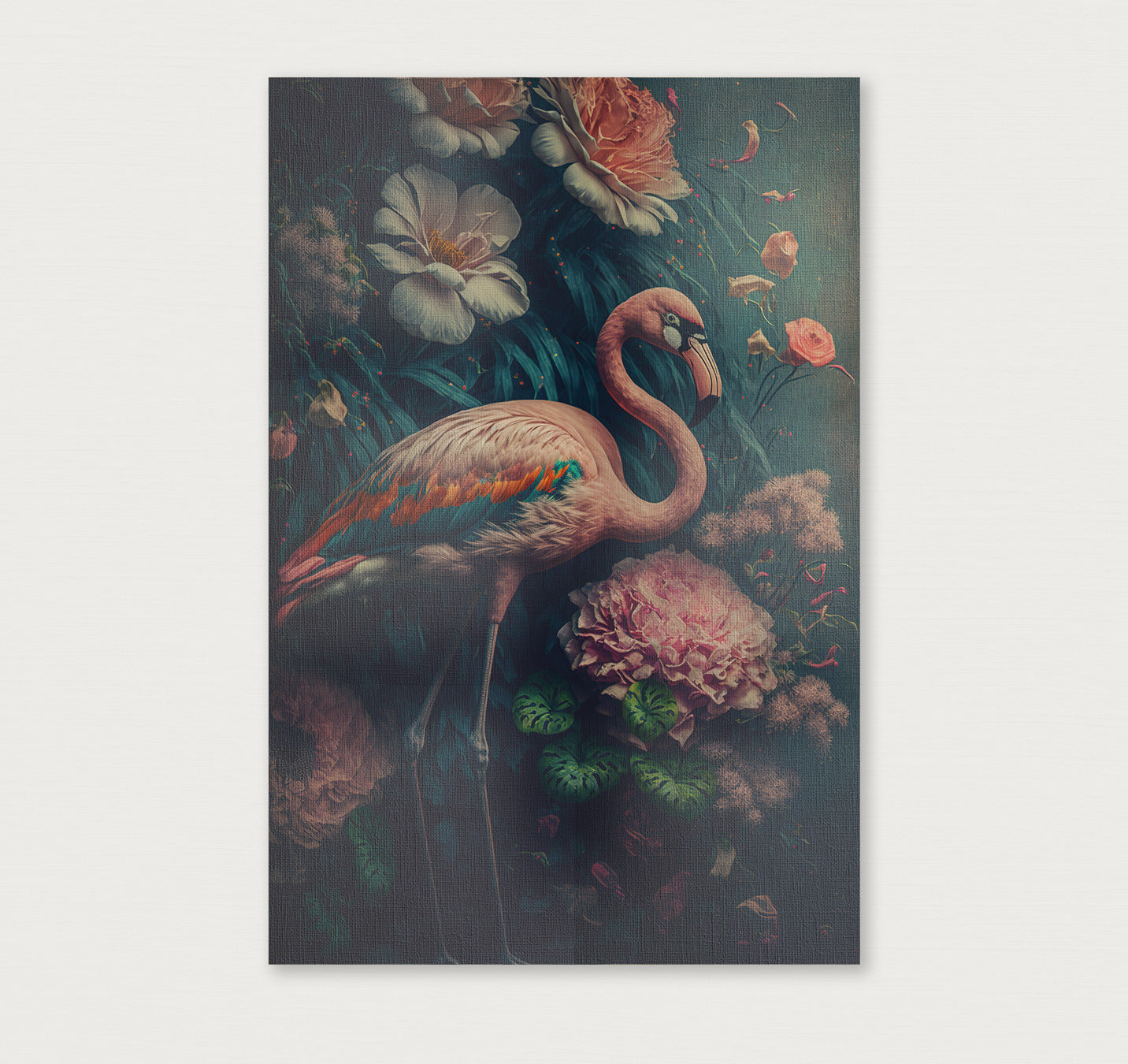 Flamingo 1 · Canvas-Poster staand-House of Posters-House of Posters
