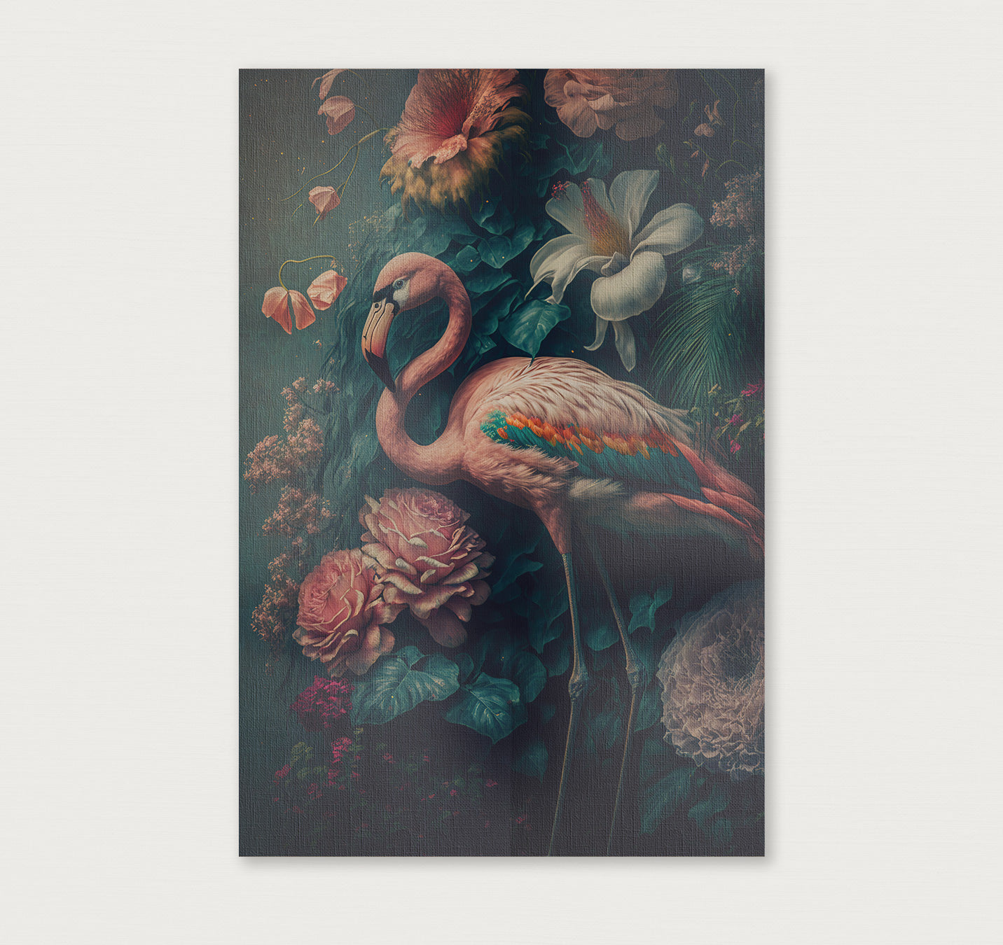 Flamingo 2 · Canvas-Poster staand-House of Posters-House of Posters