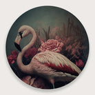 Flamingo 3 · Muurcirkel-Muurcirkel-House of Posters-House of Posters