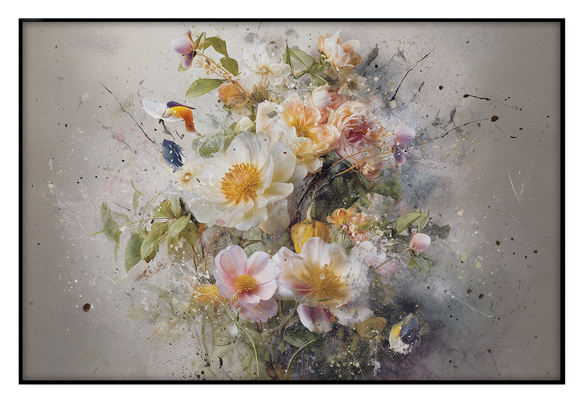 Bloemen explosie 3 · Akoestisch paneel