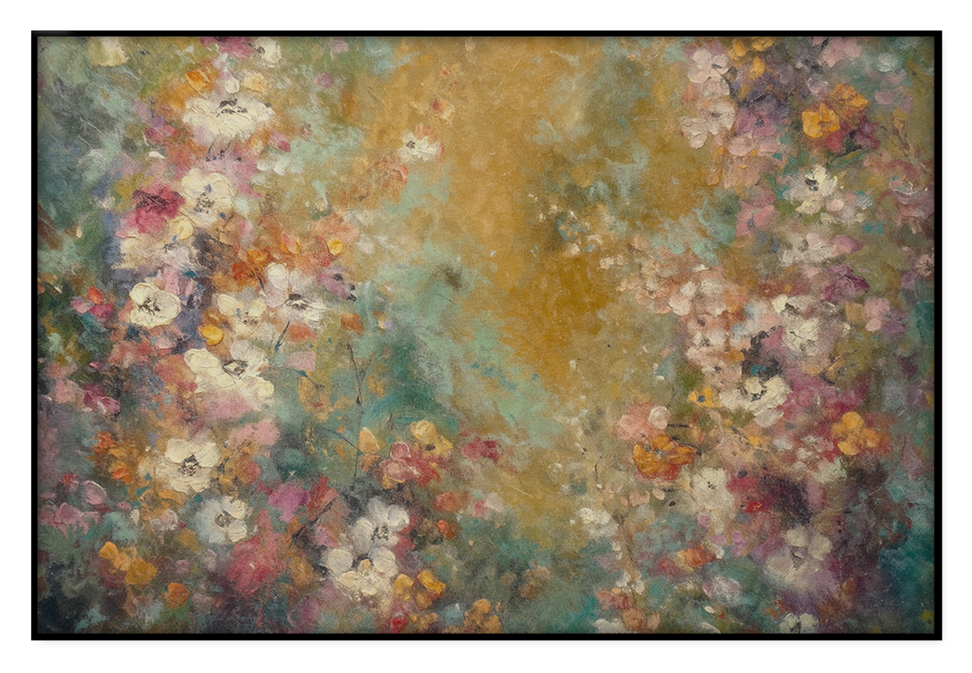 Bloemen spetters 5 · Akoestisch paneel