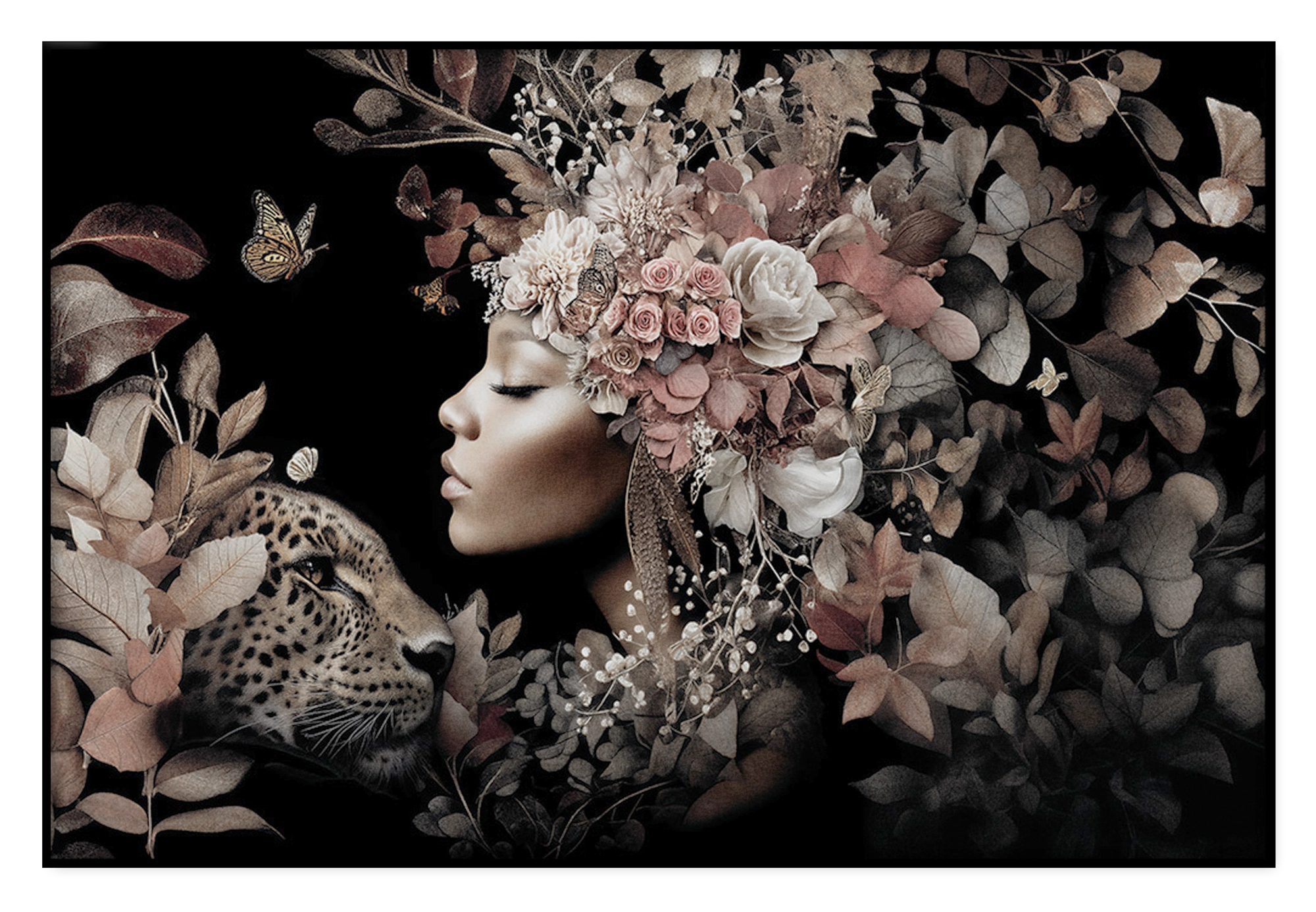 Bloemen Vrouw 6 · Akoestisch paneel
