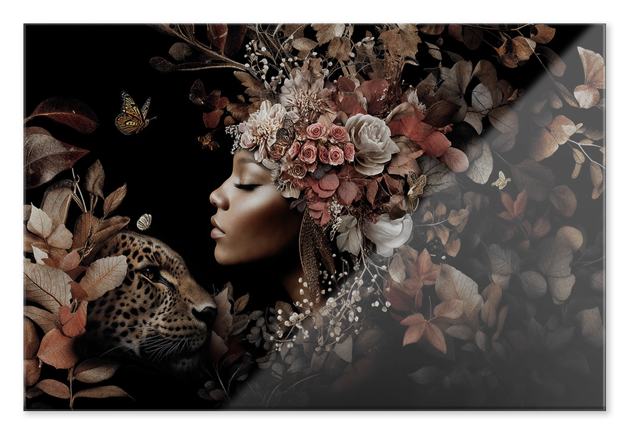 Bloemen Vrouw 6 · Plexiglas