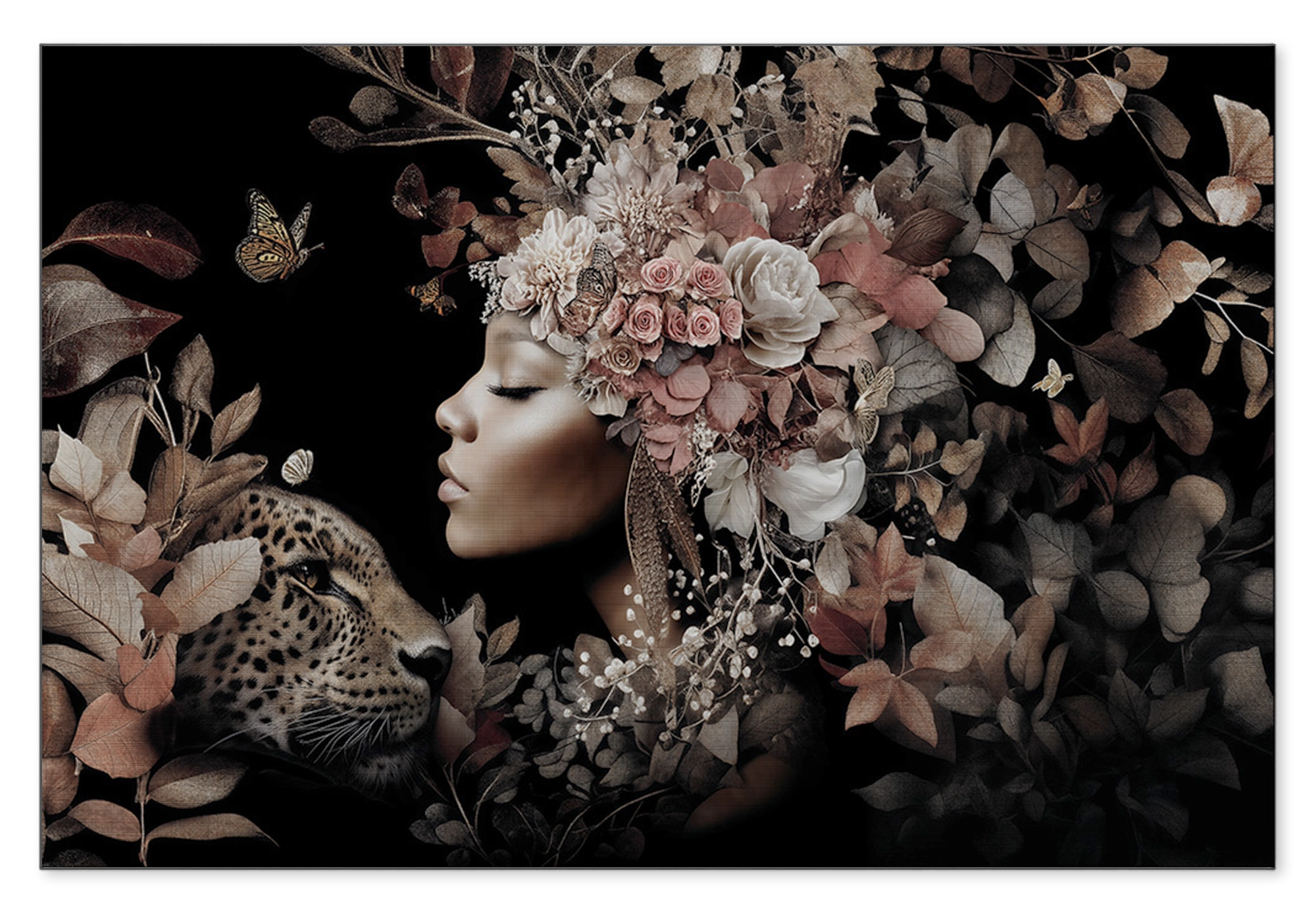 Bloemen Vrouw 6 · Aluminium