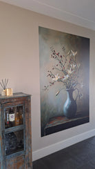 klantfoto behang bloemen
