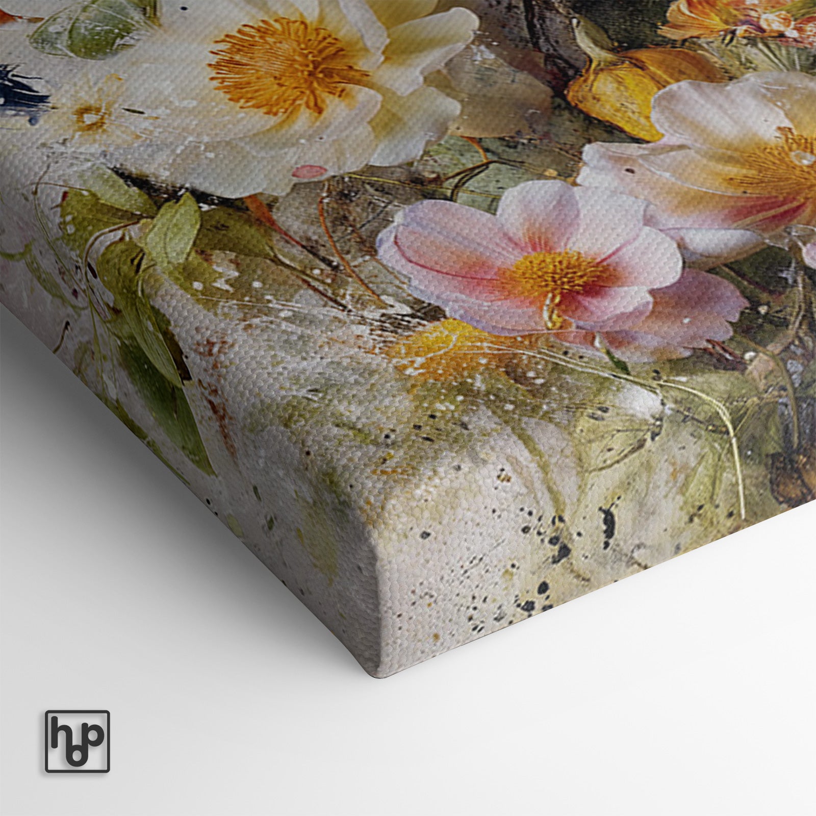 Bloemen explosie 3 · Canvas