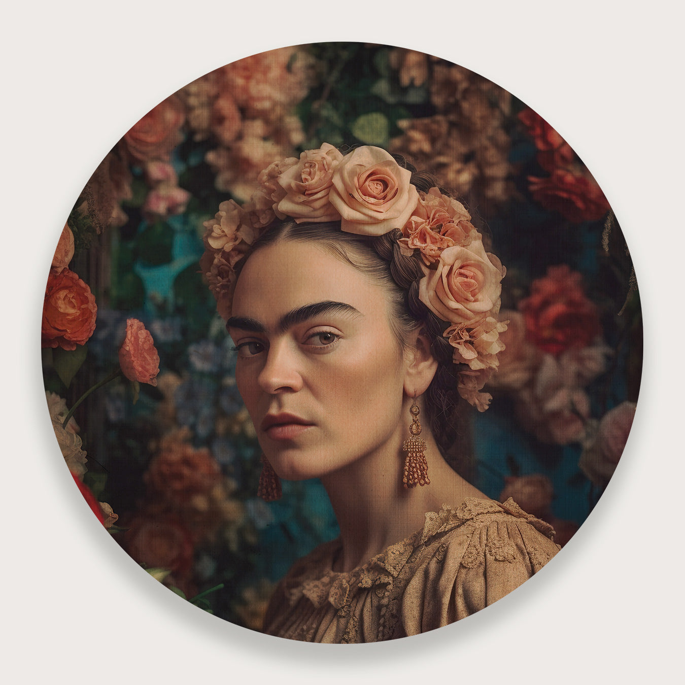 Frida Kahlo · Muurcirkel-Muurcirkel-House of Posters-House of Posters